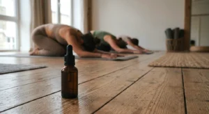 Praktyka jogi podczas weekendowego wyjazdu Joga i Aromaterapia - Lukajoga